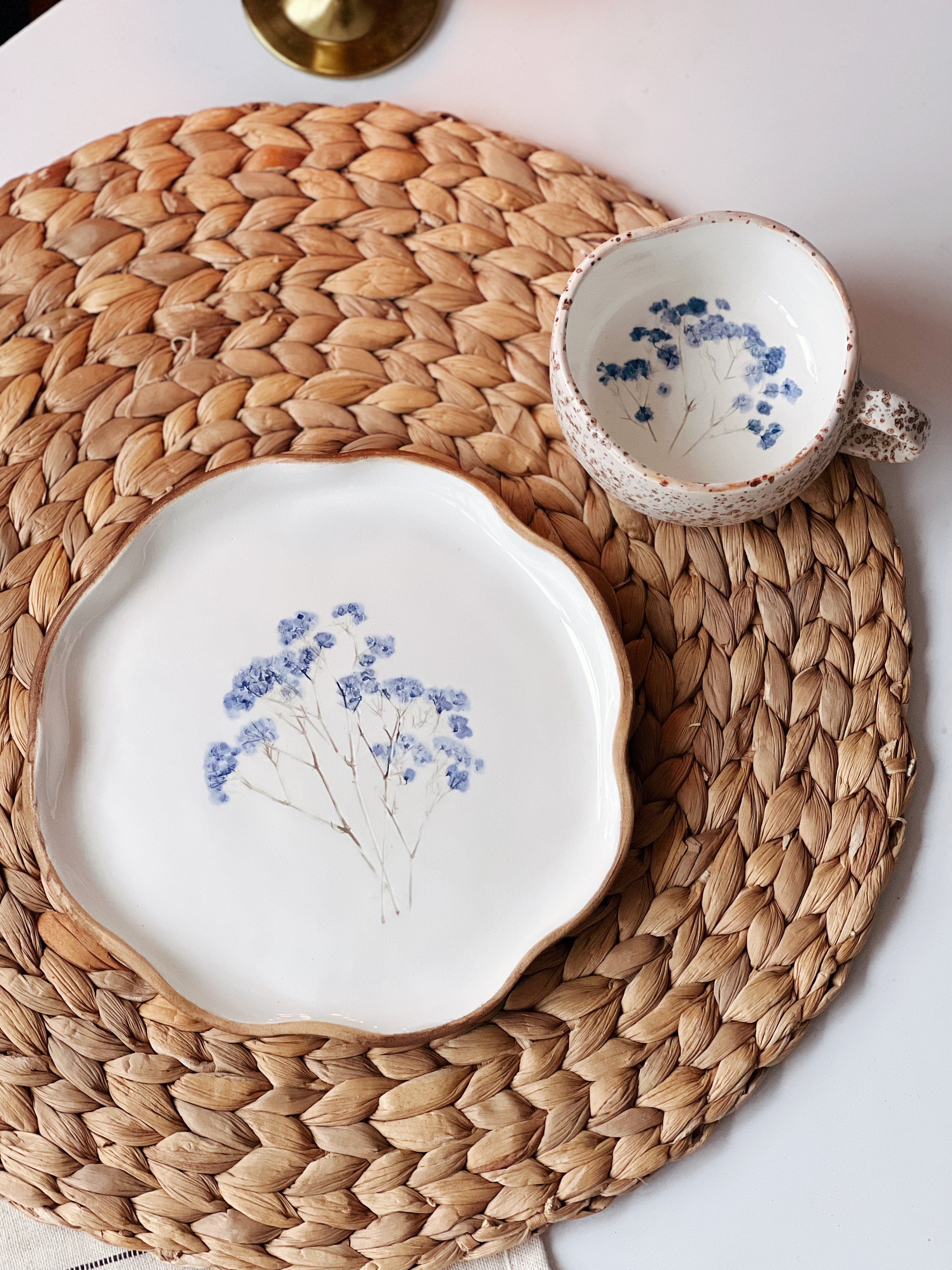 Набір тарілочка 19 см з горнятком 200 мл