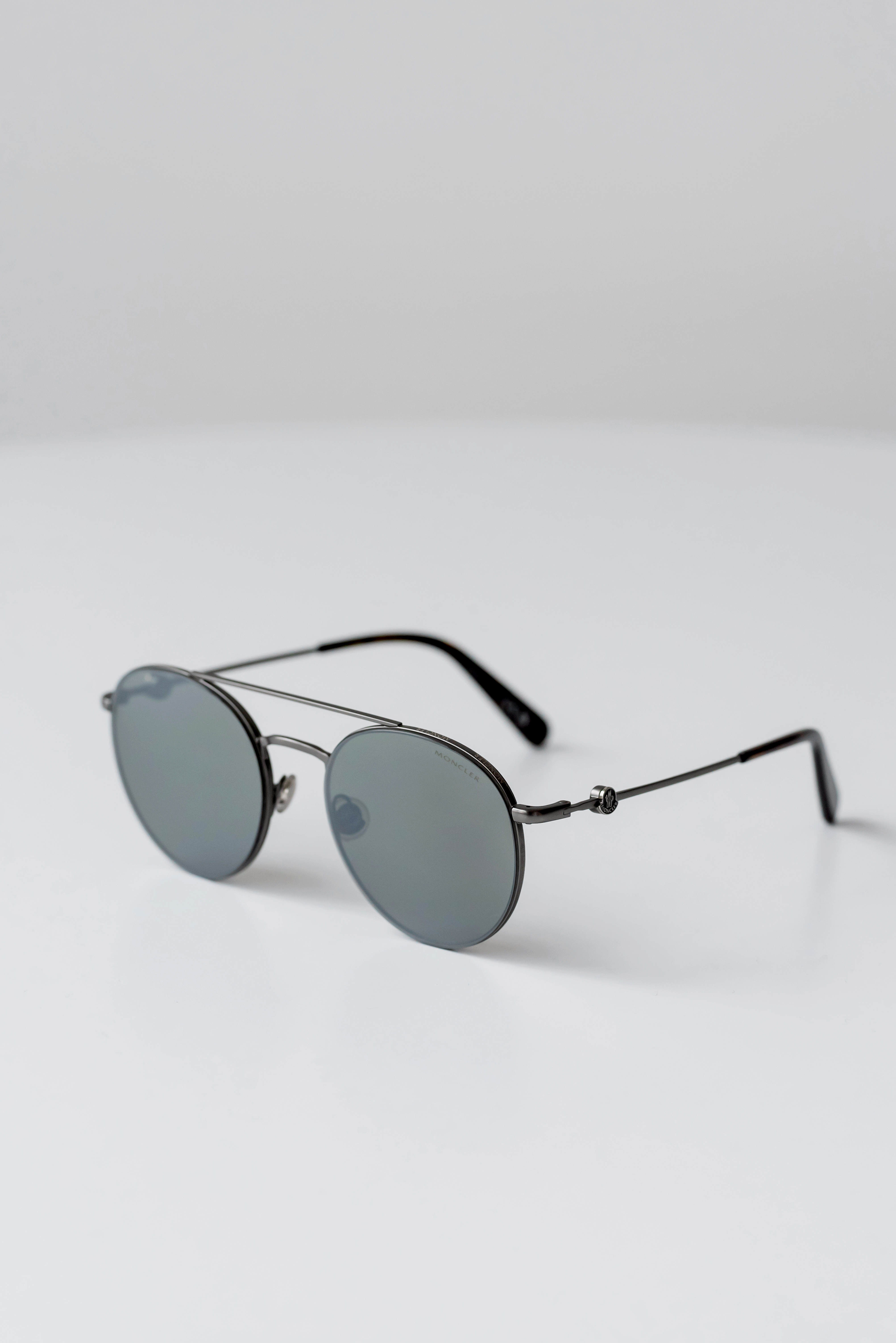 MONCLER ML 0214 - 13Q MATTE DARK RUTHENIUM | SUNGLASSES UNISEX