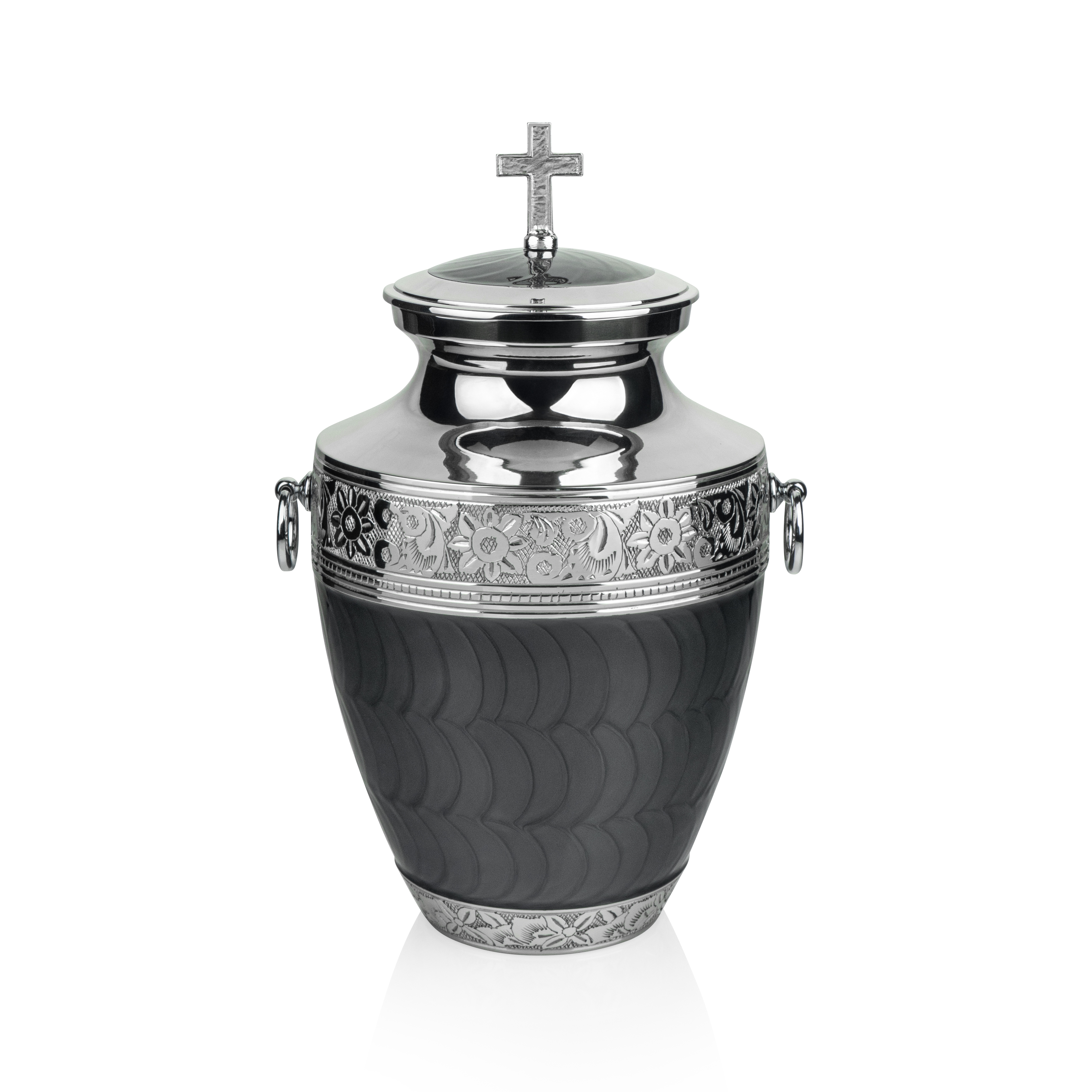 Урна латунна чорне срібло