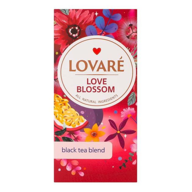 Чай чорний LOVARE Love Blossom 24 пакетика