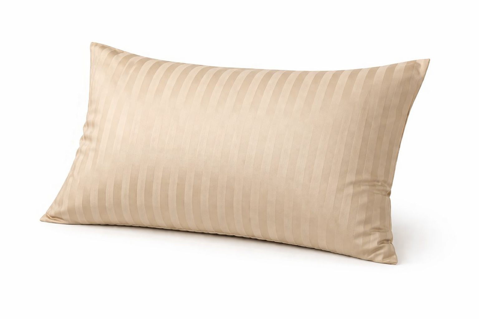 Наволочка страйп сатін  "Капучіно"