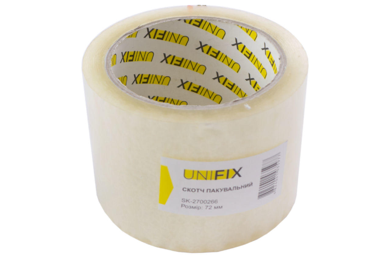 Скотч Unifix - 72 мм x 80 м x 40 мкм прозорий