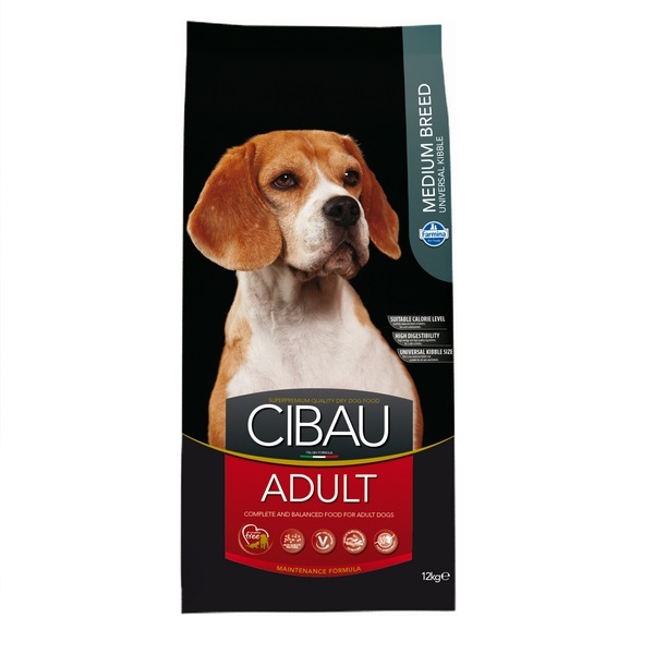 Фарміна дог сух CIBAU ADULT MEDIUM з куркою 12 кг 31006