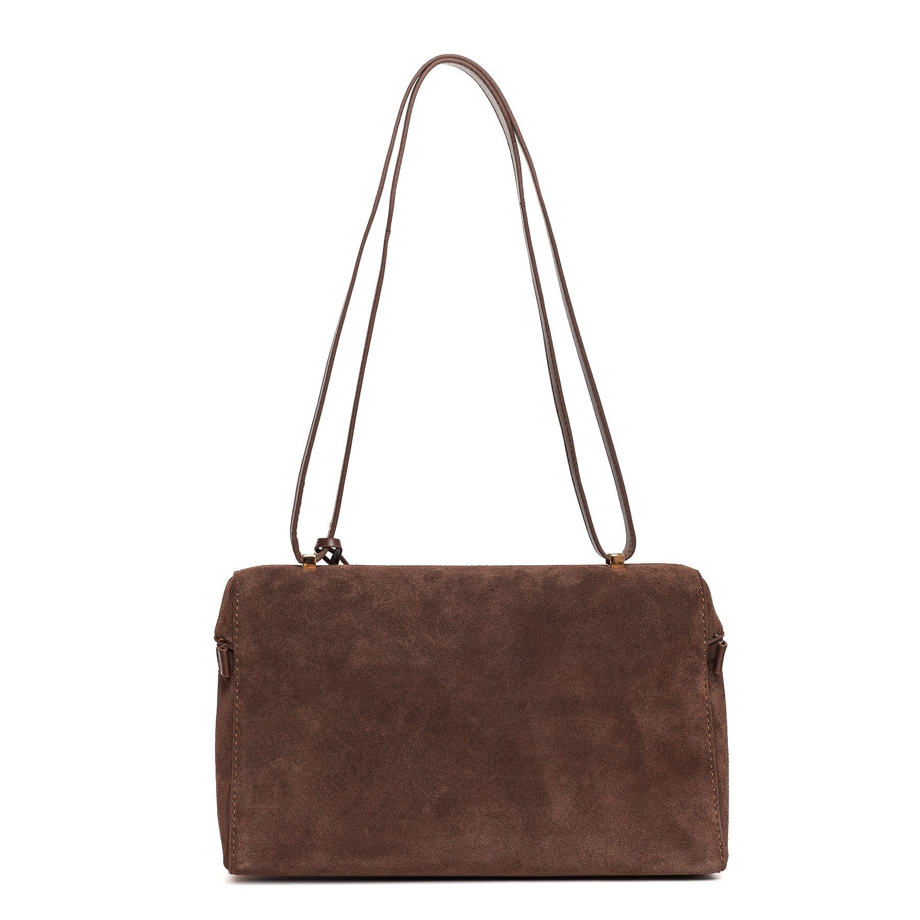 Seville Suede Bag. Жіноча сумка коричнева з натуральної замші-copy