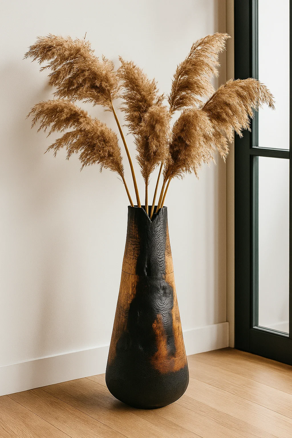 Велика ваза з дуба для інтер'ра