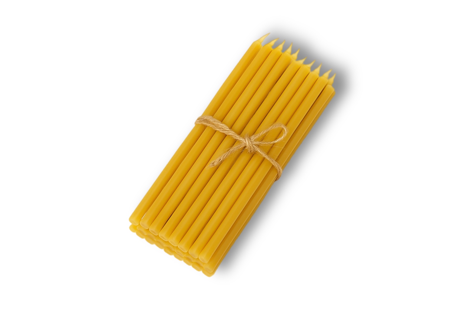 Свічка церковна №80 вага 2 кг 400 шт 20 см