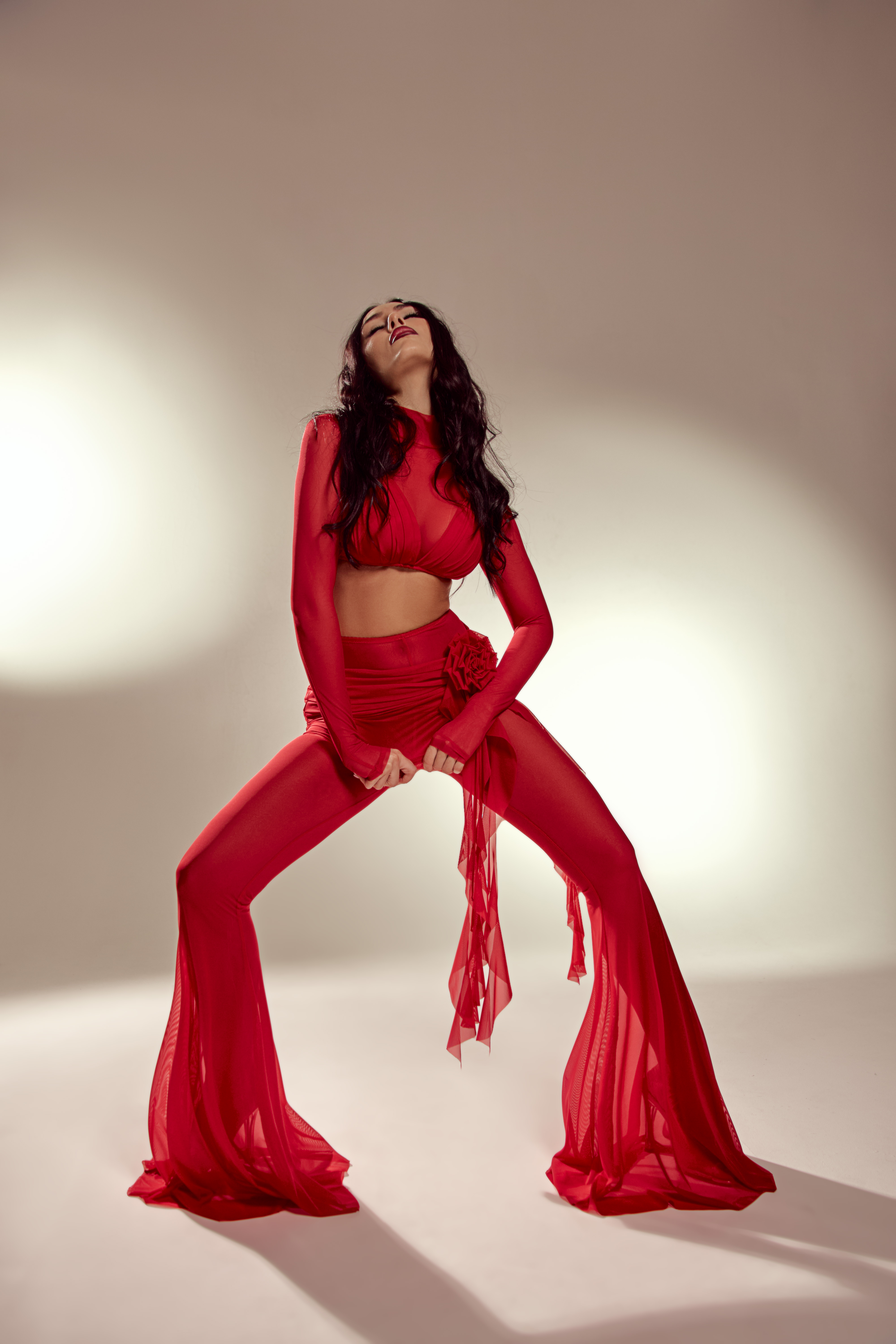 Штани MALENA red