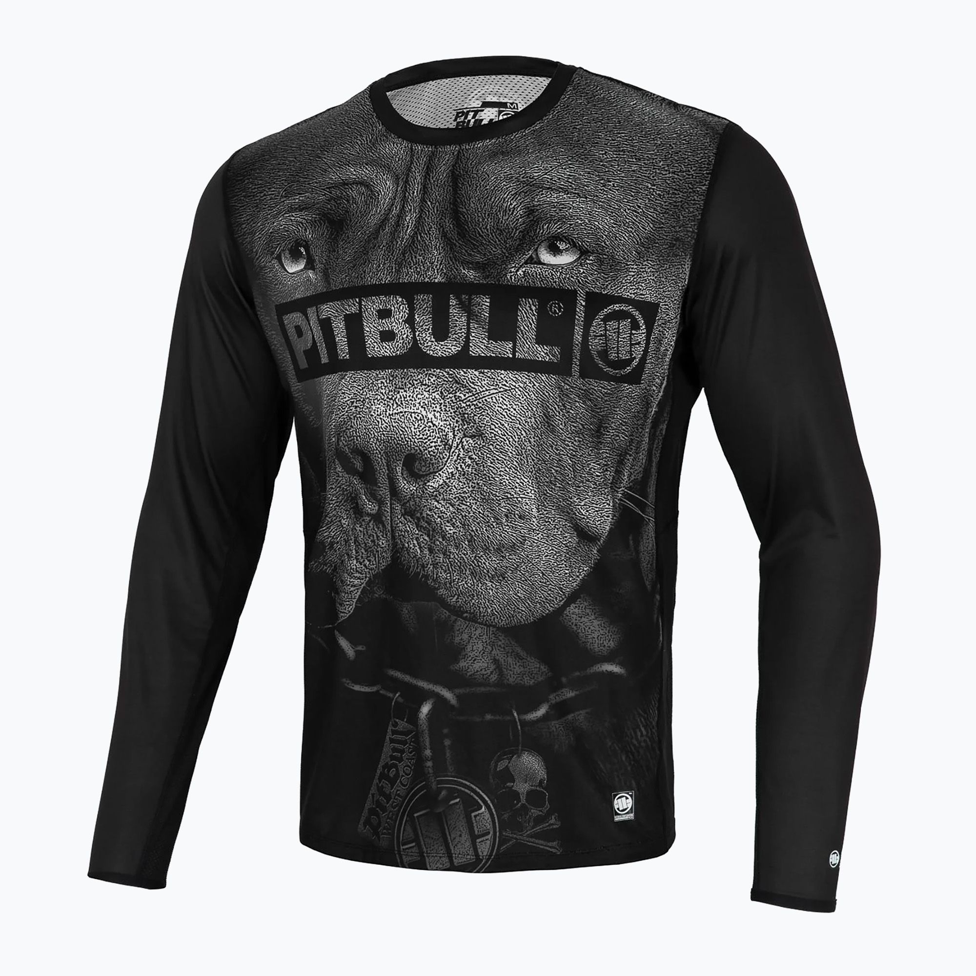 Чоловічий тренувальний лонгслів Pitbull Mesh Performance Pro Plus 1989 М
