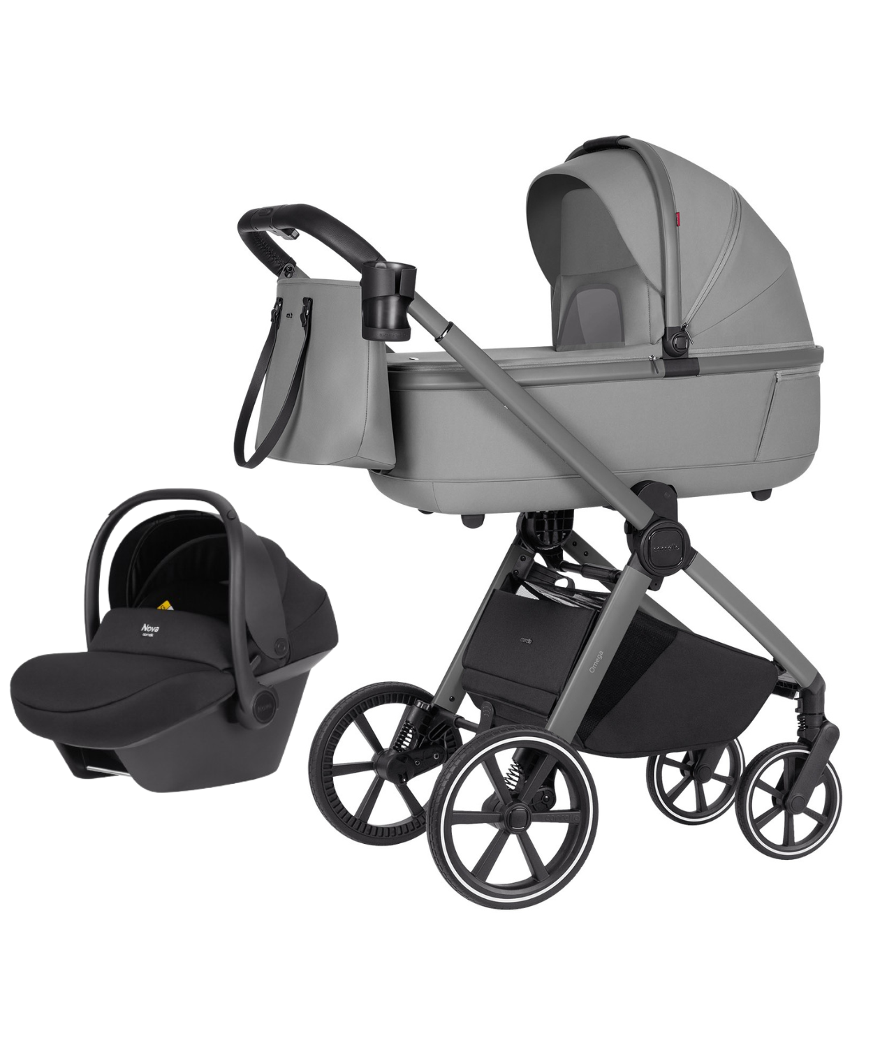 Візок 3в1 Carrello Omega Deluxe 2025 Cliff Grey