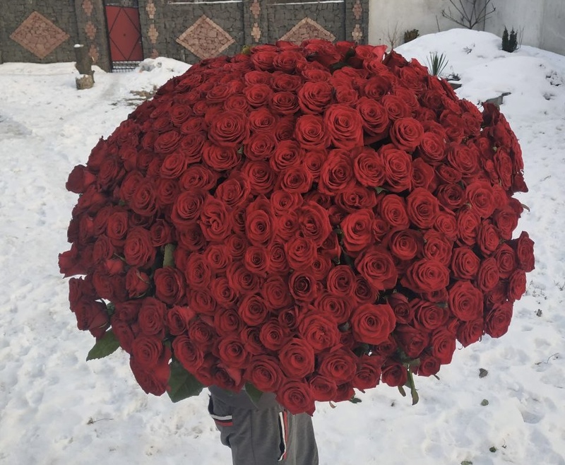 401 червона троянда "Гран Прі"