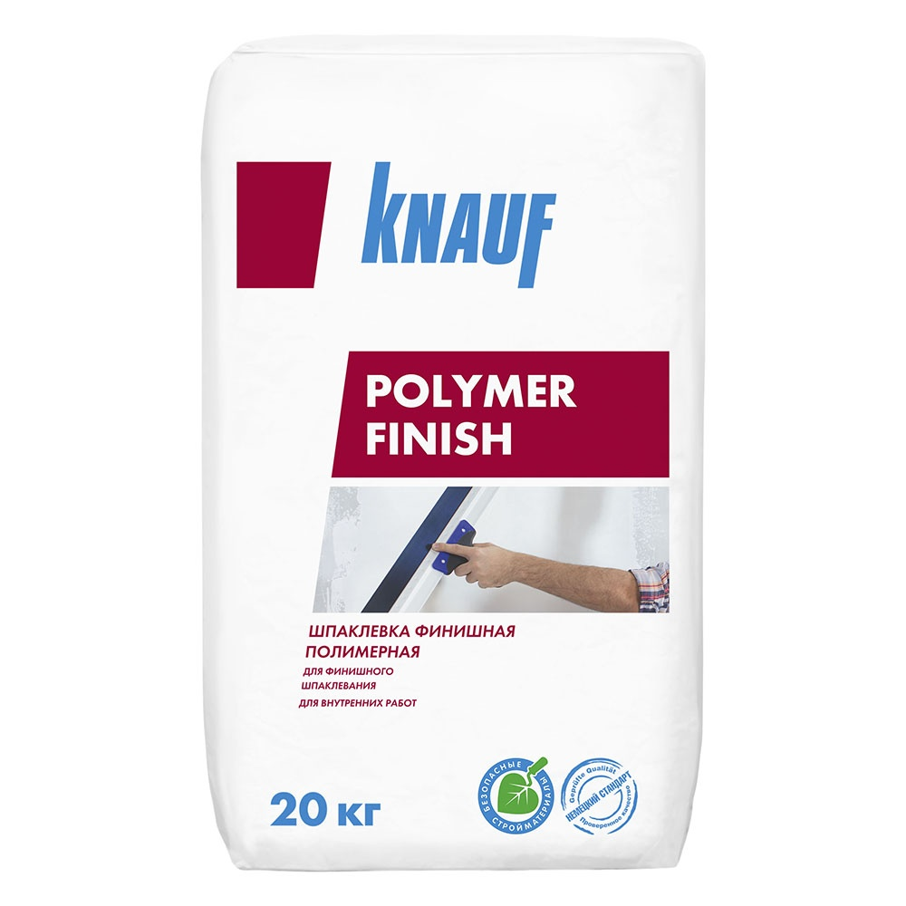 KNAUF Polymer Finish шпаклівка 20 кг. Кнауф