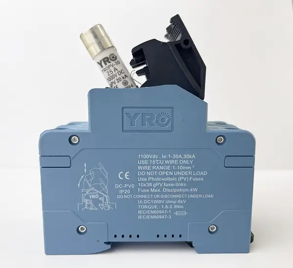 Запобіжник YRO 10x38/20A/1000VDC