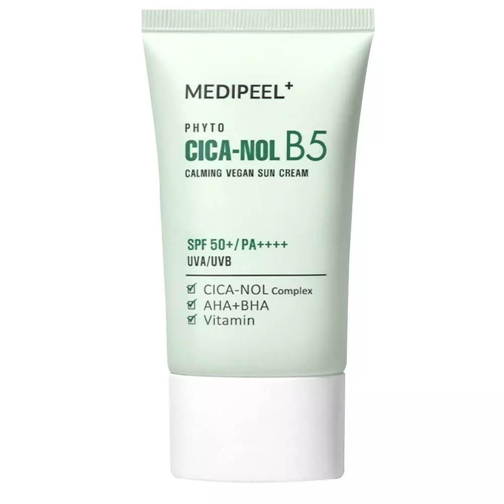 Заспокійливий сонцезахисний крем Medi-Peel Phyto Cica-Nol B5 Calming Vegan Sun Cream SPF 50+/PA++++, 50 мл 