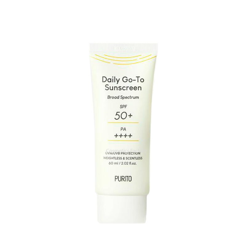 Крем сонцезахисний на кожен день Purito Daily Go-To Sunscreen SPF50+ PA++++ 60 ml.