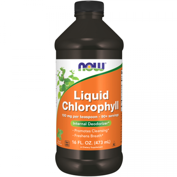 NOW Foods Liquid Chlorophyll & Mint – 473 мл