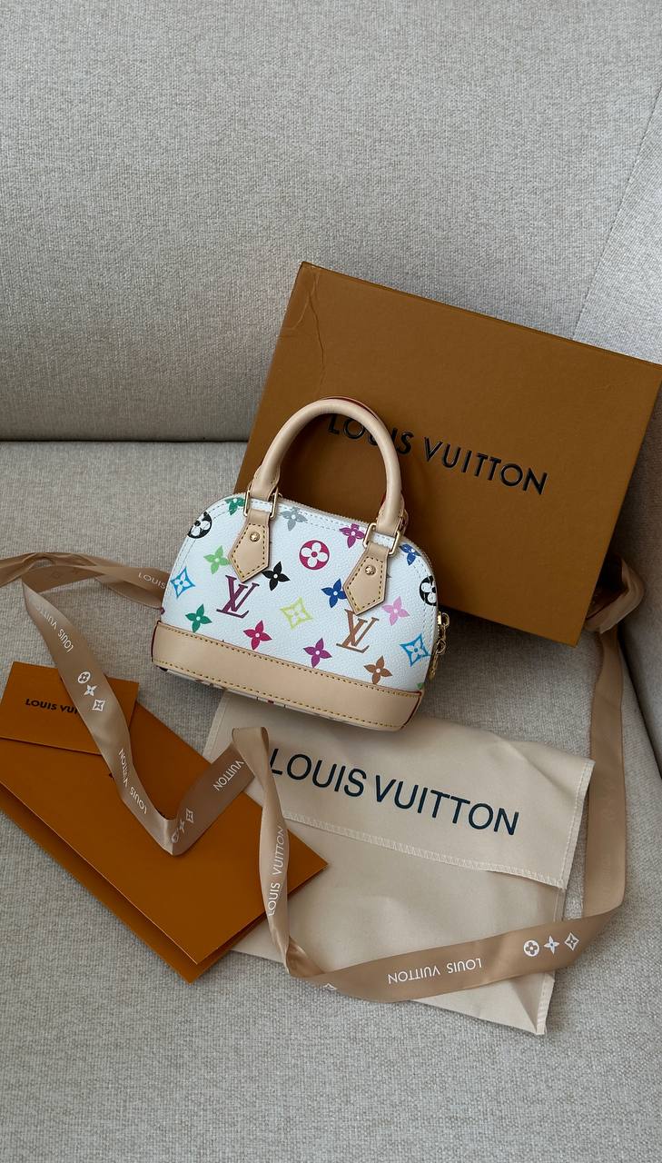 LV MINI Louis Vuitton LV x TM Nano Alma Monogram Multicolor