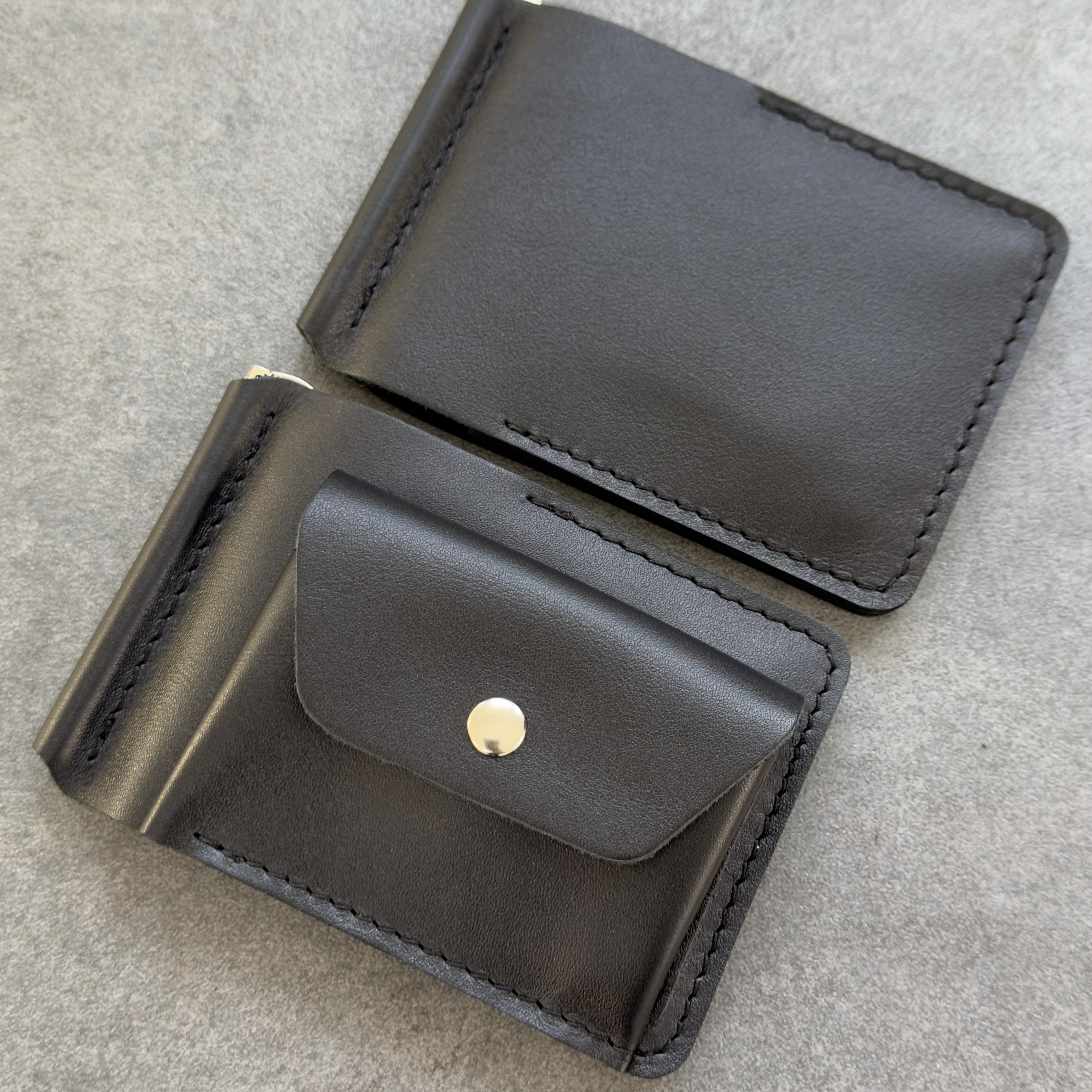 Затискач-гаманець з обʼємною кишенькою для копійок