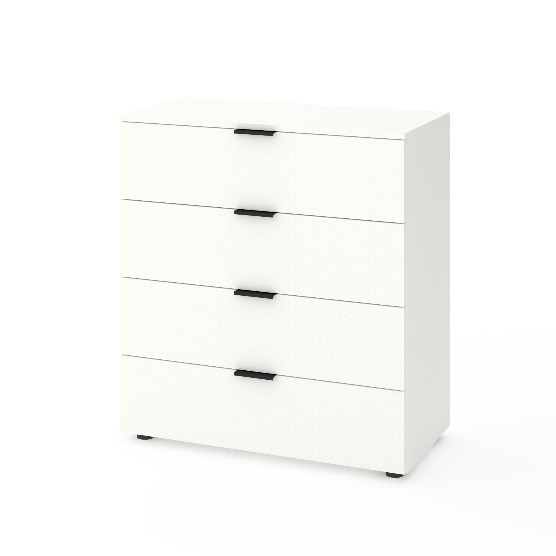 Комод у спальню MA034W 850/420/930 мм., колір білий сніг