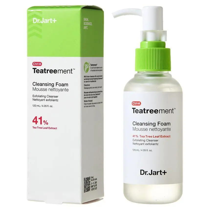 Пінка для вмивання з екстрактом чайного дерева Dr.Jart+ Ctrl+A Teatreatment Cleansing Foam 120 ml