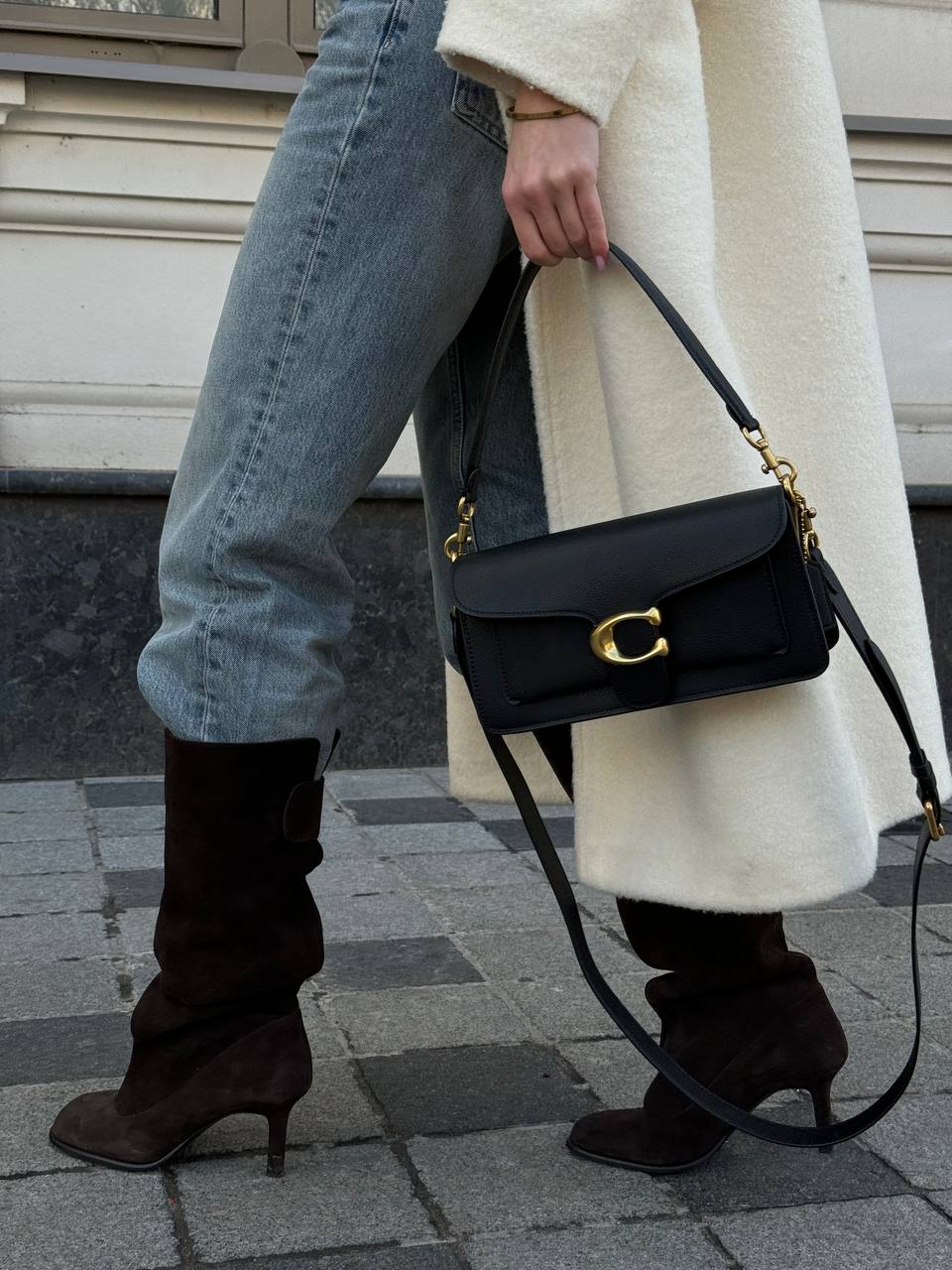 Coach Tabby Shoulder Bag 26 With Signature Canvas CH3