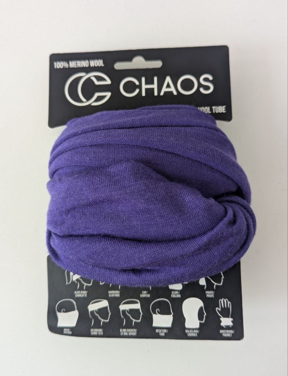 Баф з мериносової вовни Chaos (фіолетовий)