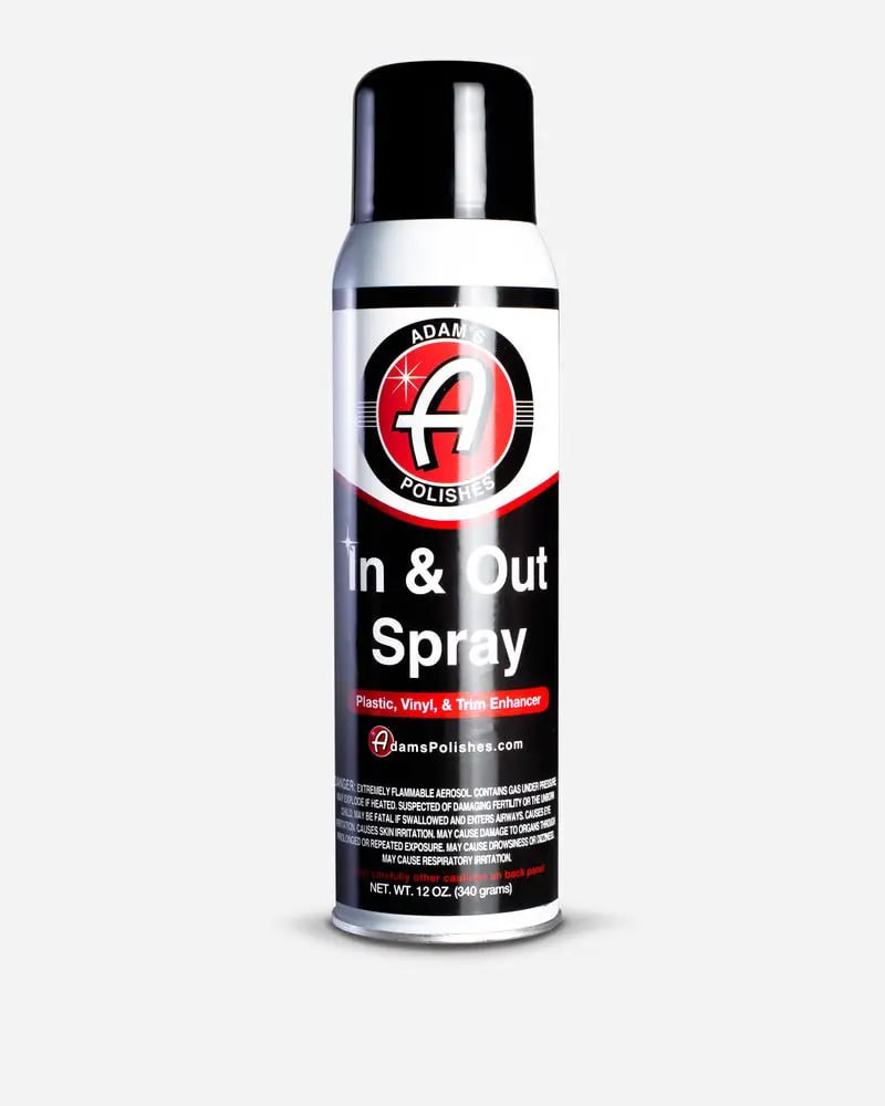 Спрей для важкодоступних місць для зовнішнього пластику, вінілу In out spray Adams polishes