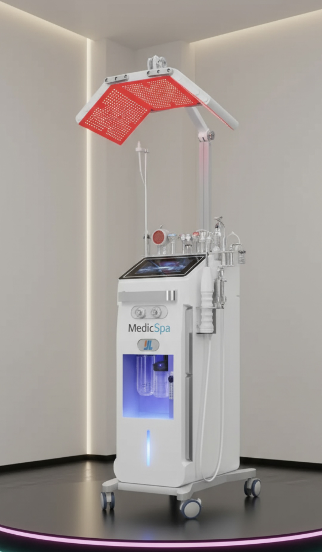 Апарат з HydraFacial  з LED терапією