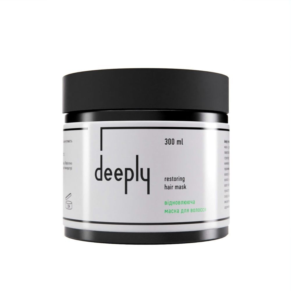 Відновлююча маска для волосся Deeply Restoring Hair Mask, 300 мл.
