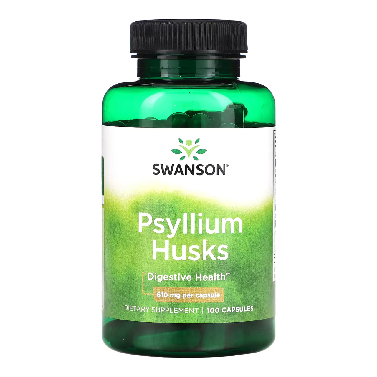 Psyllium Husks 610mg - 100 caps