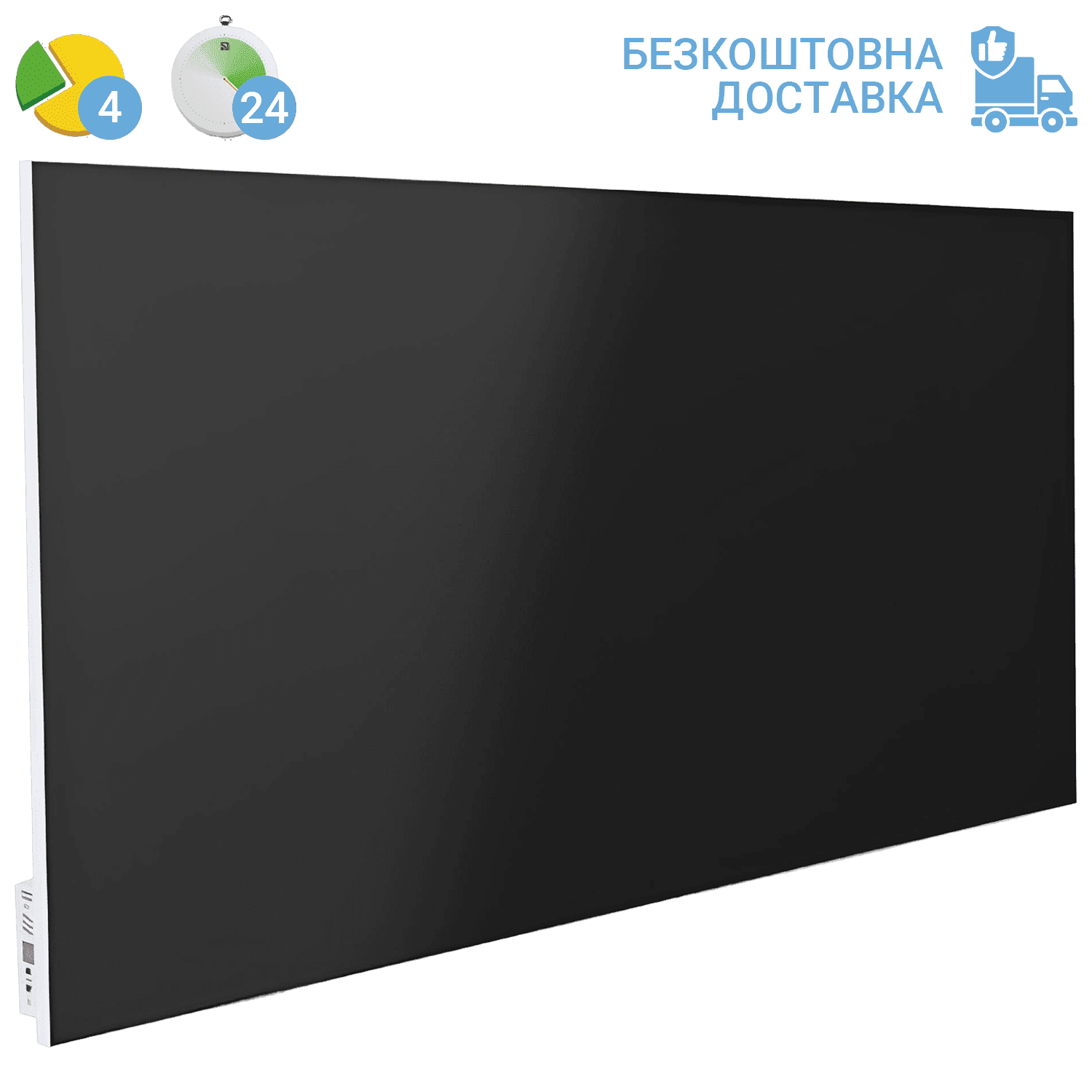 Керамічний обігрівач ТСМ-RA 1000 (чорний)