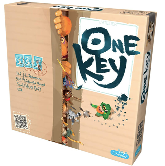 Libellud One Key Board Game - Cooperative Deduction and Image Interpretation Game! Includes App with Timer, Fun Family Game for Kids and Adults, Ages 8+, 2-6 Players, 20 Min Playtime