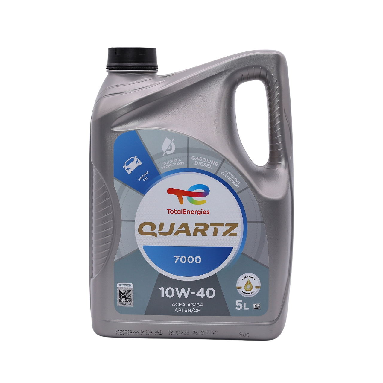 Олива моторна Total Quartz 7000 10W-40 5L