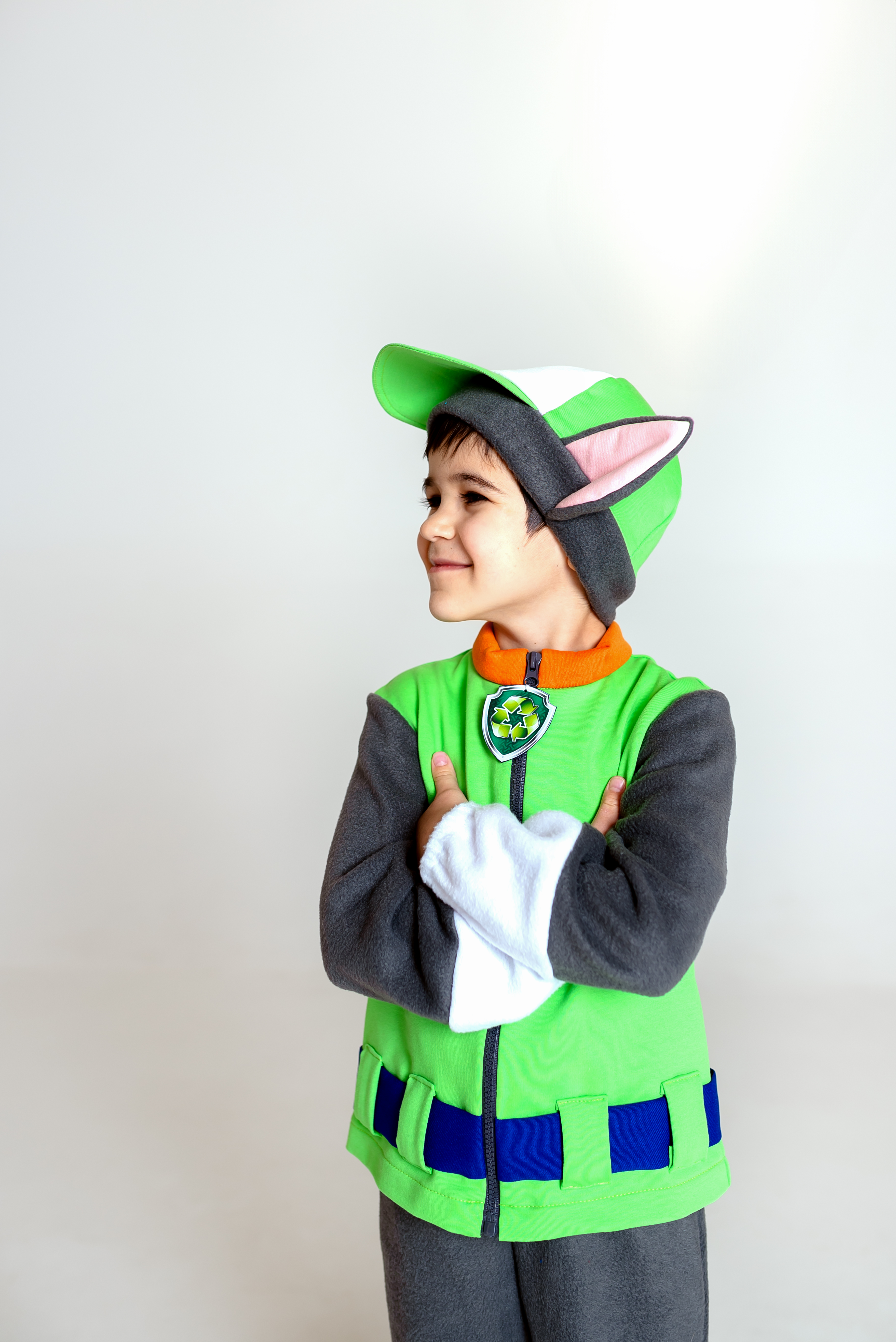 Rocky Puppy Costume from Sashka - Paw Patrol Inspired (Size 3T–8)