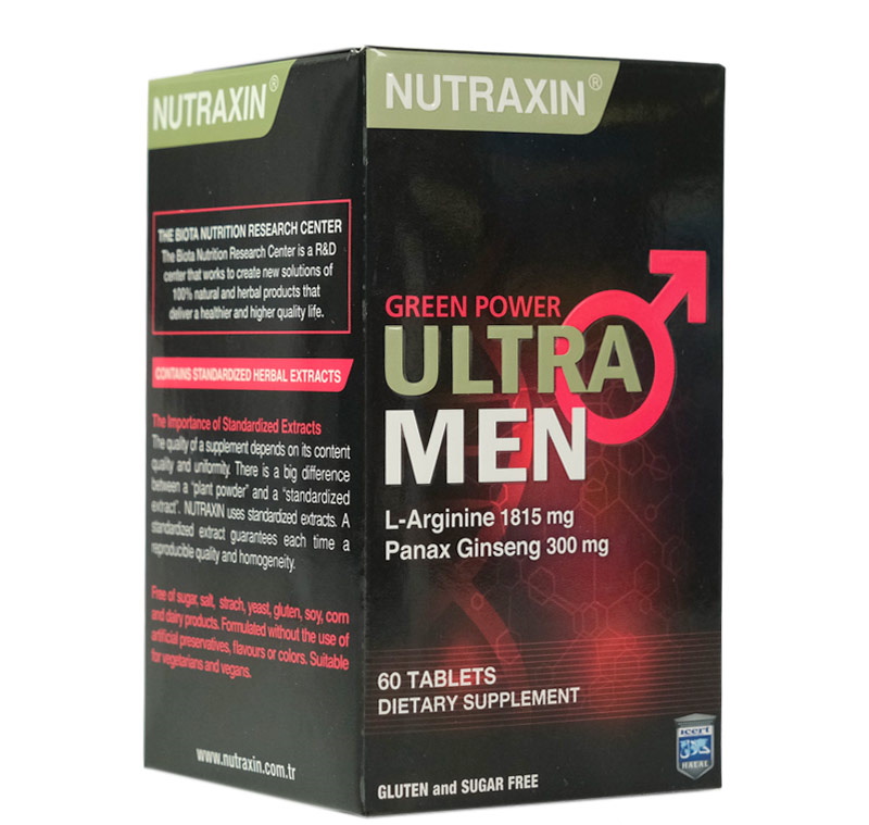 Nutraxin Ultra Men Multivitamin – 60 Tablets | Herbal Complex for Men’s Energy & Vitality