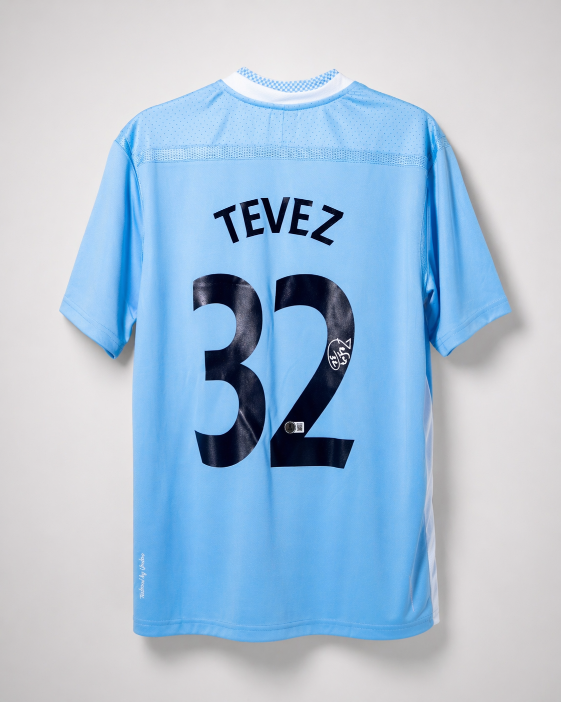 JERSEY TEVEZ CERTIFICADO BECKETT
