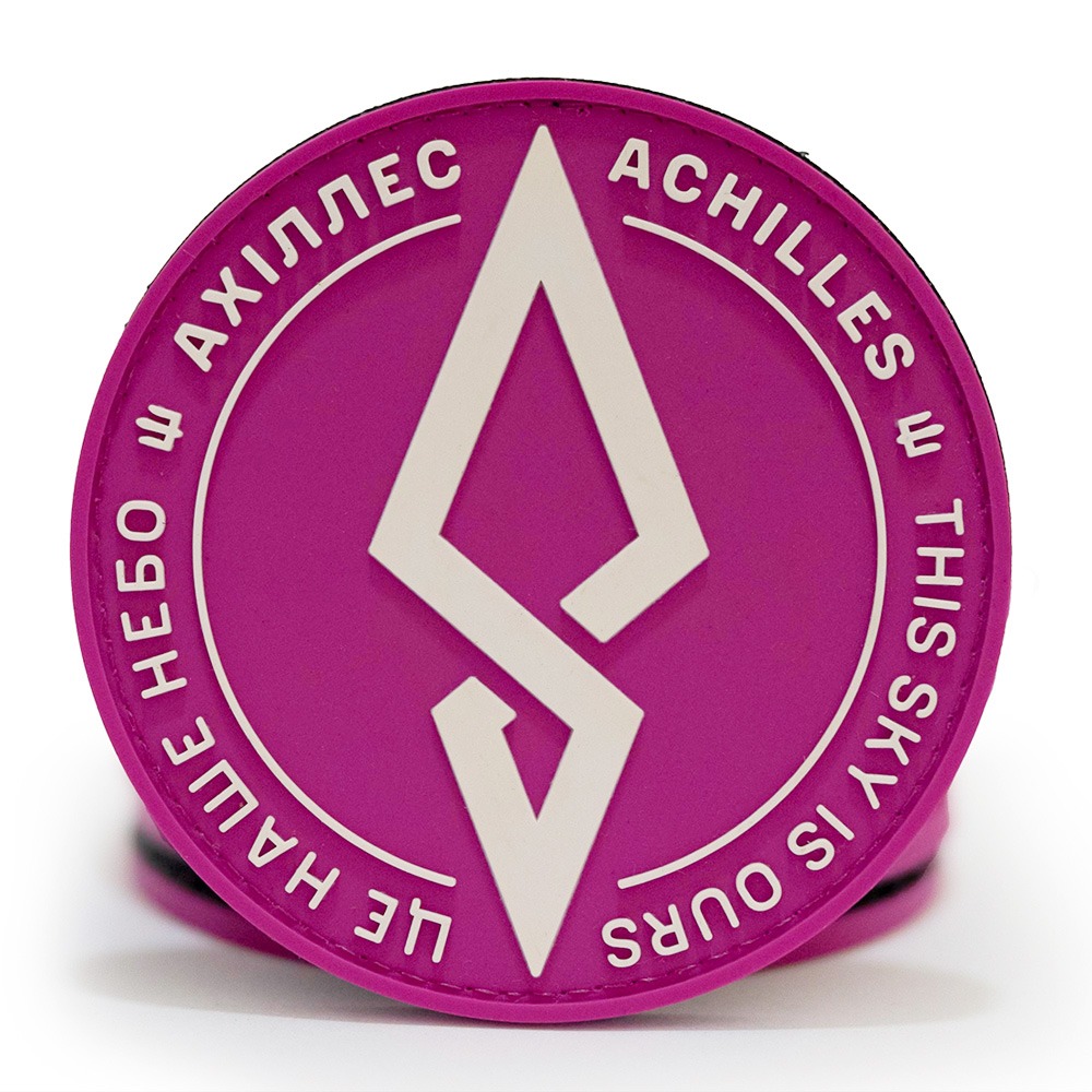Патч АХІЛЛЕС рожевий