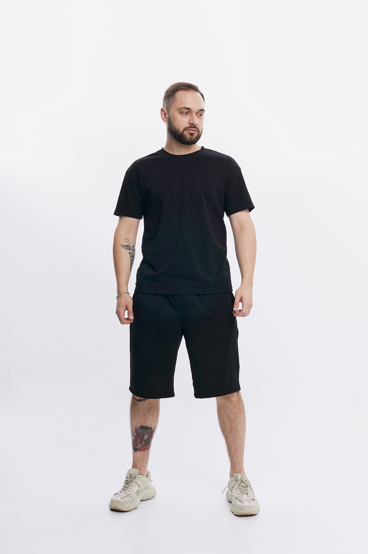 Чоловічий літній костюм футболка + шорти (S/M, L/XL, 2XL/3XL)