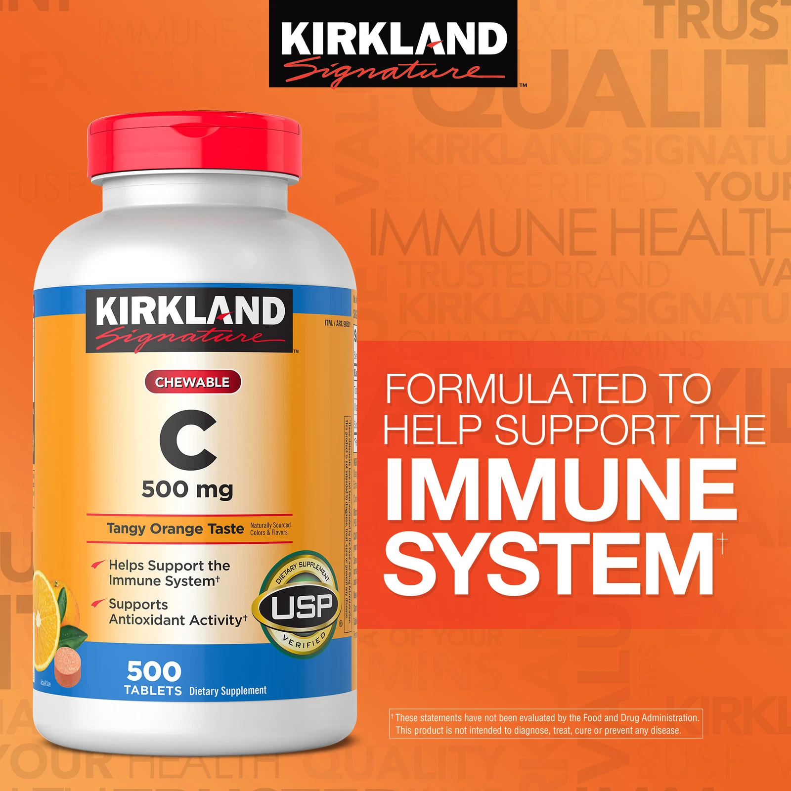 Kirkland мультівітамін C для імунної системи (по-штучно)