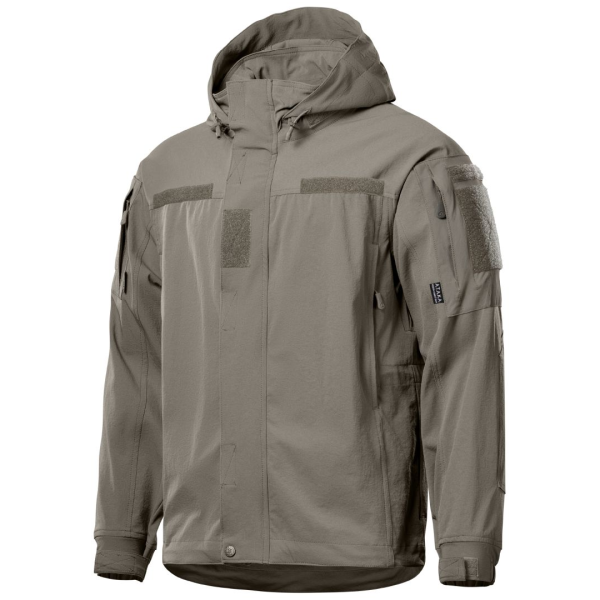Тактична мембранна софт-шелл куртка "S.W.R.S. LEVEL 5 JACKET URBAN GREY" від українського бренду "А.Т.А.К.А".