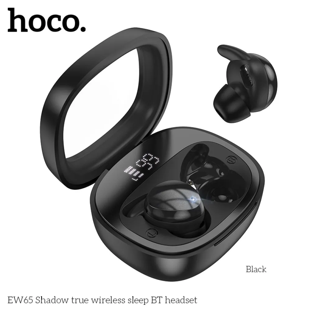 Навушники бездротові HOCO EW65 Shadow true wireless sleep BT headset