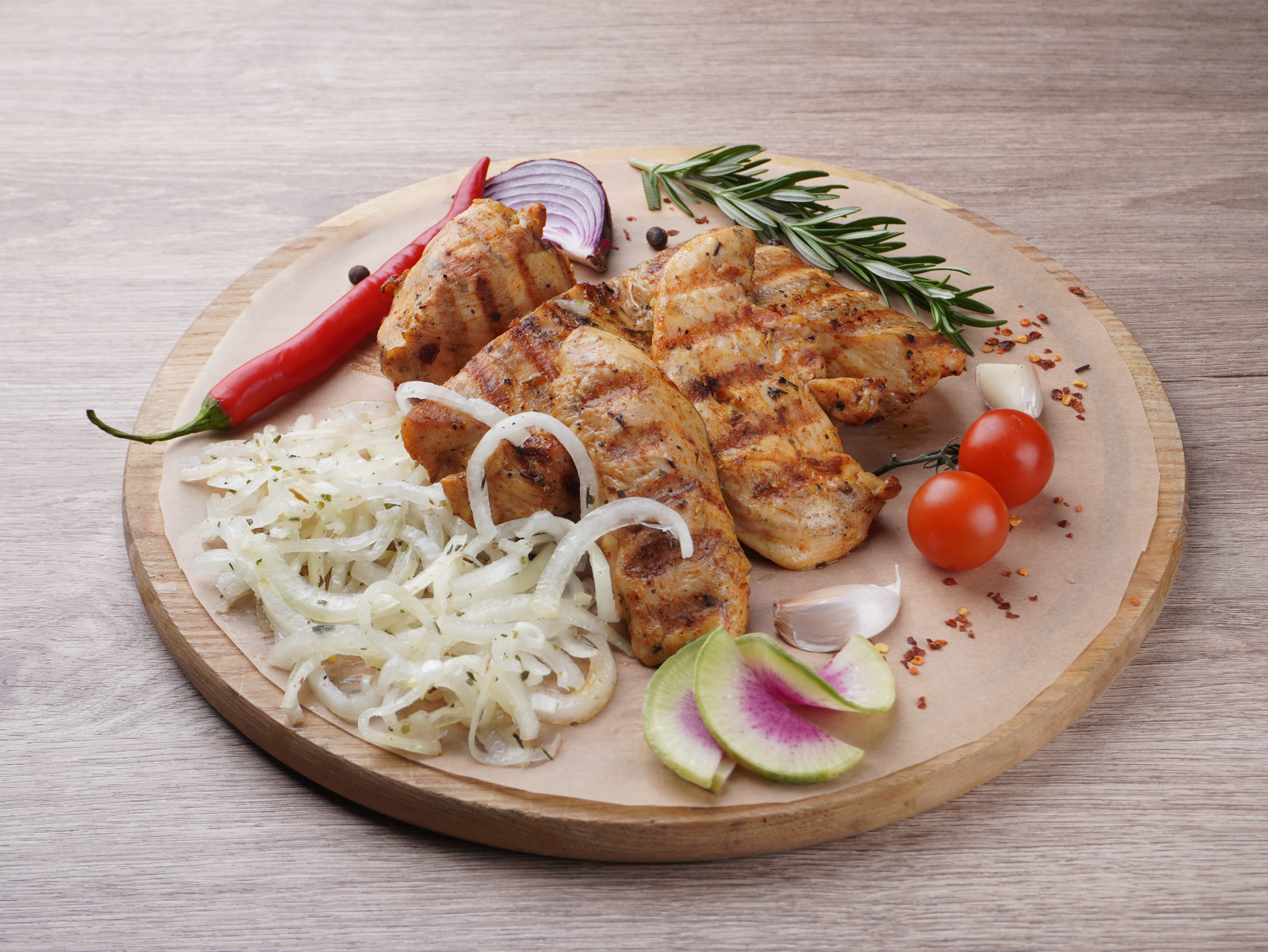 Шашлик з курячого філе (1000 грам готового продукту)