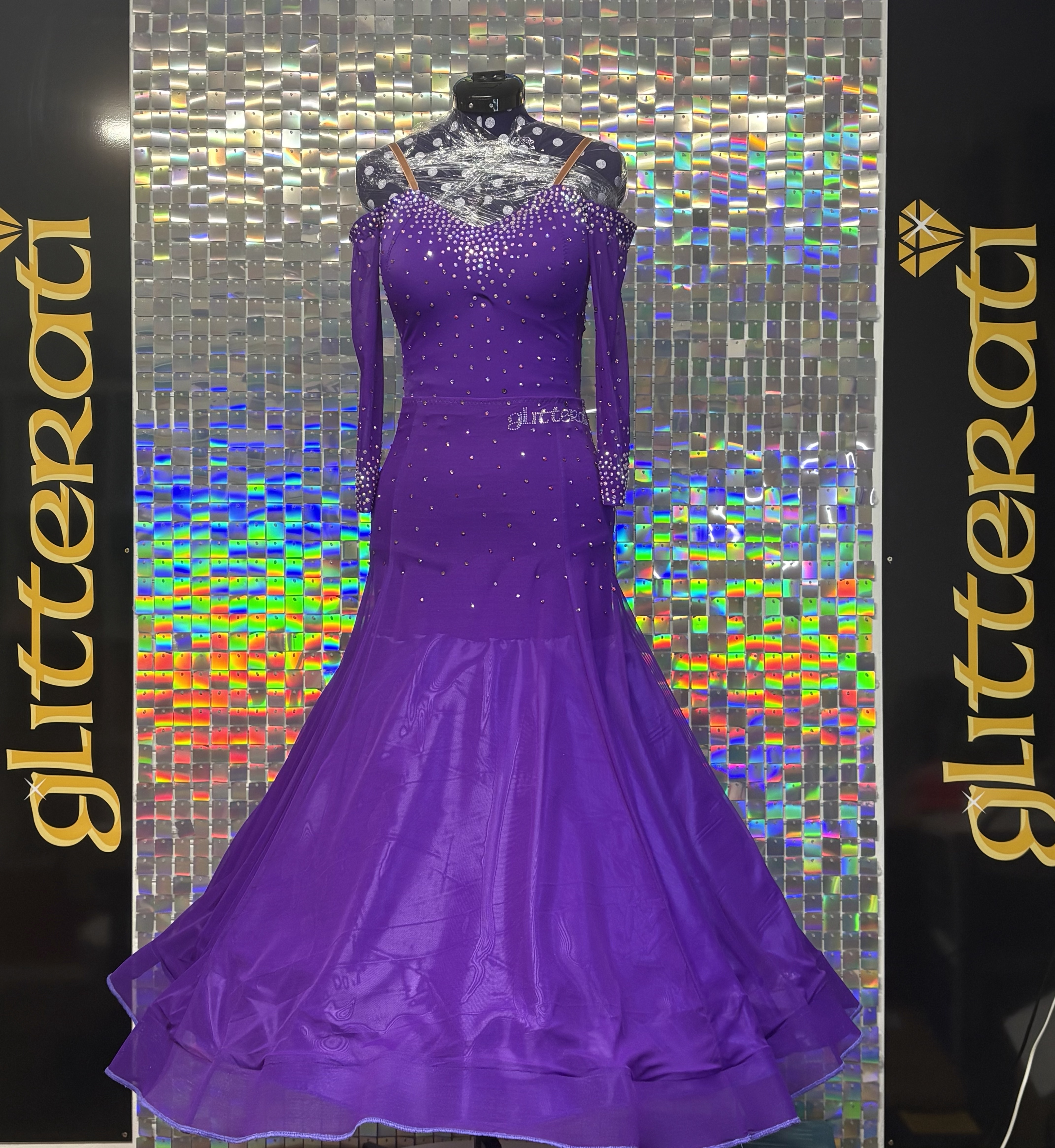 Competition ballroom skirt