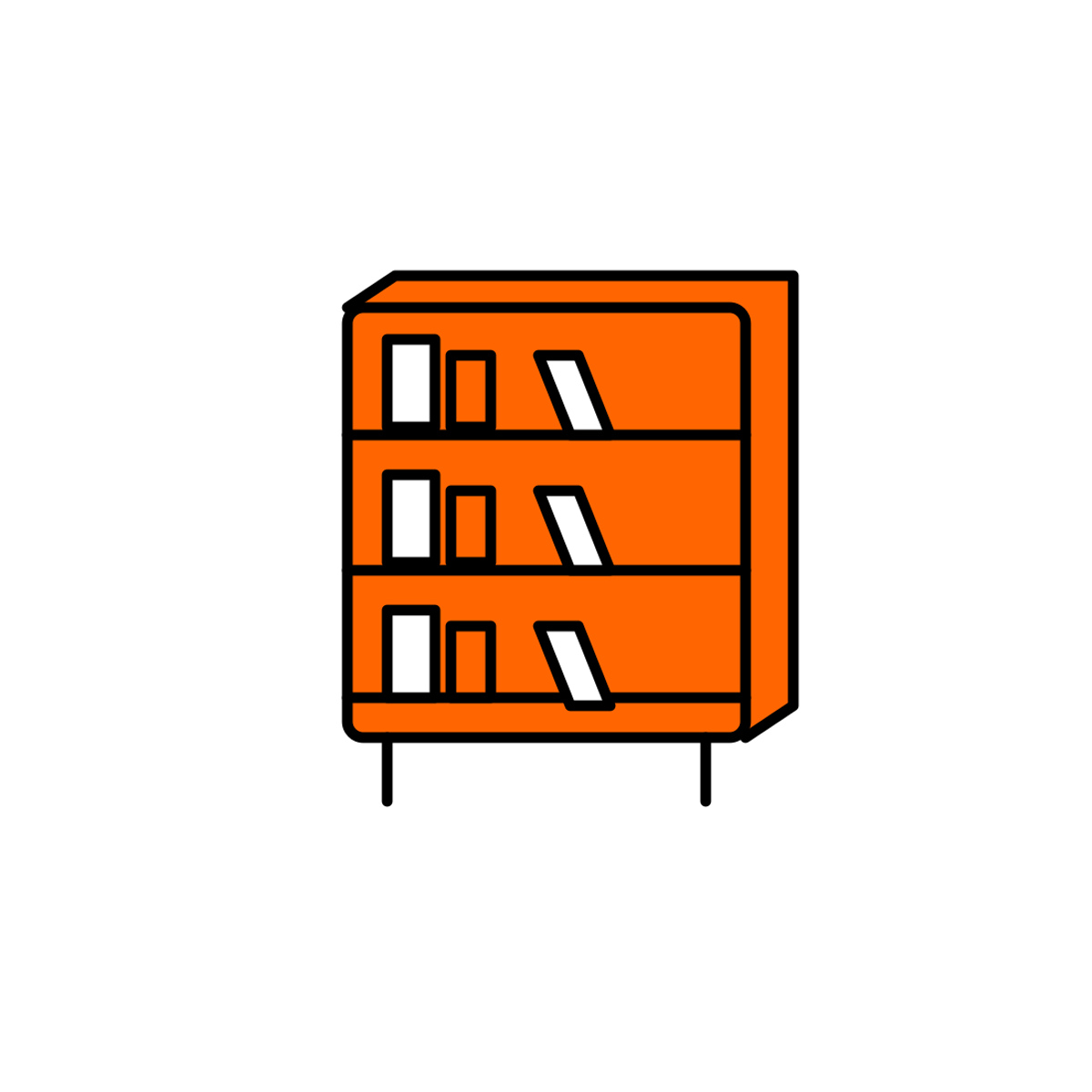 Boekenkast tot 100 cm
