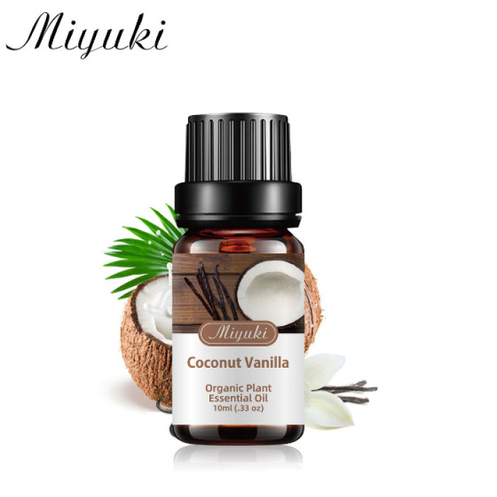Ефірна олія Кокос + Ваніль 10 мл без дозатора