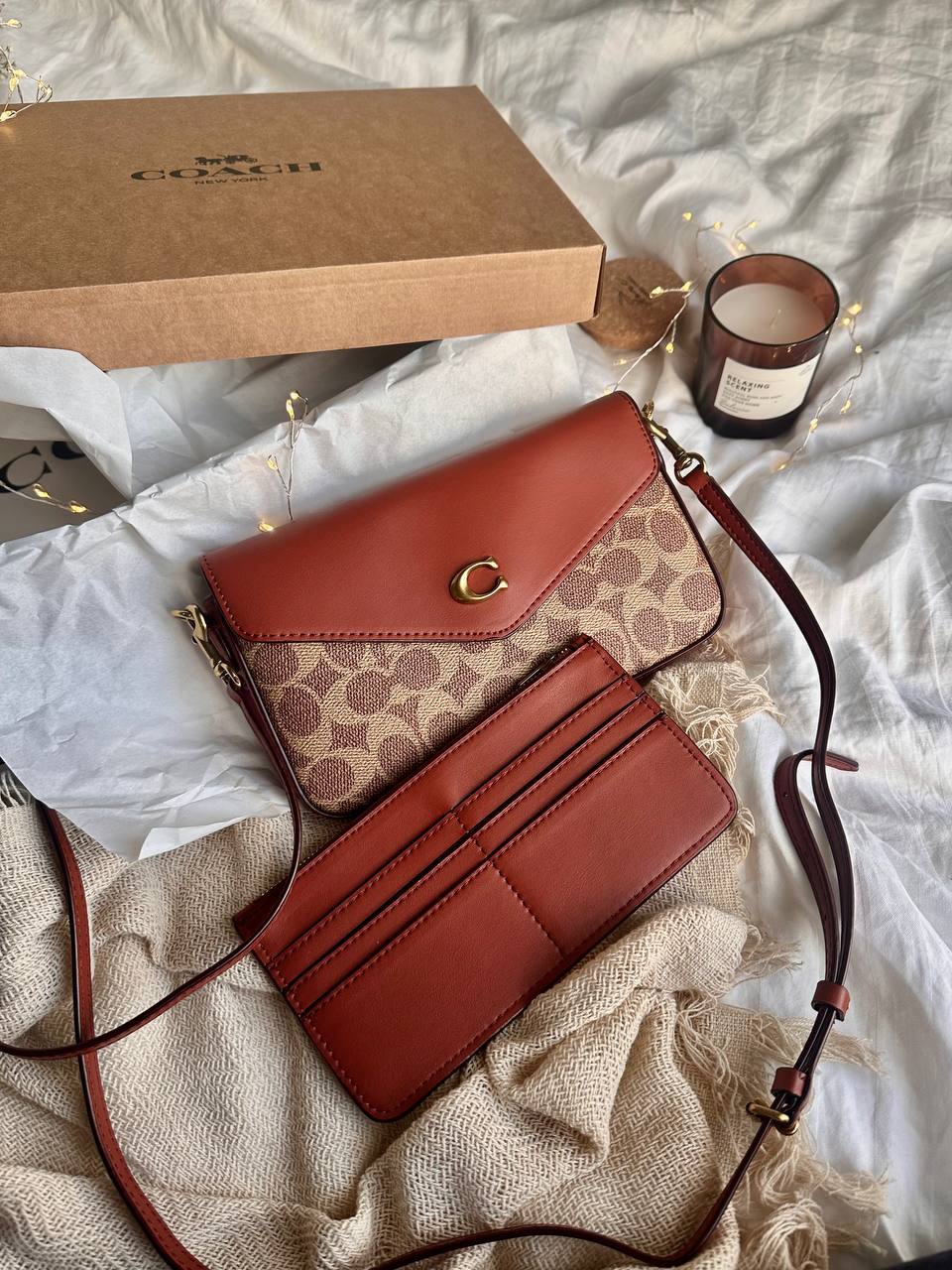 Coach Brown Canvas