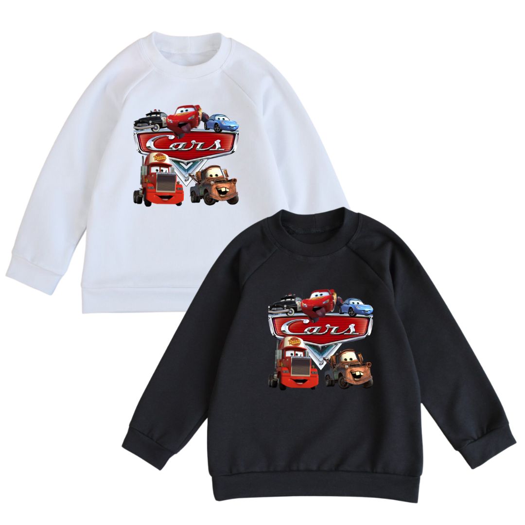 Світшот дитячий з принтом Тачки