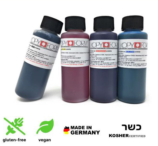 Additional set of edible inks KOPYFORM