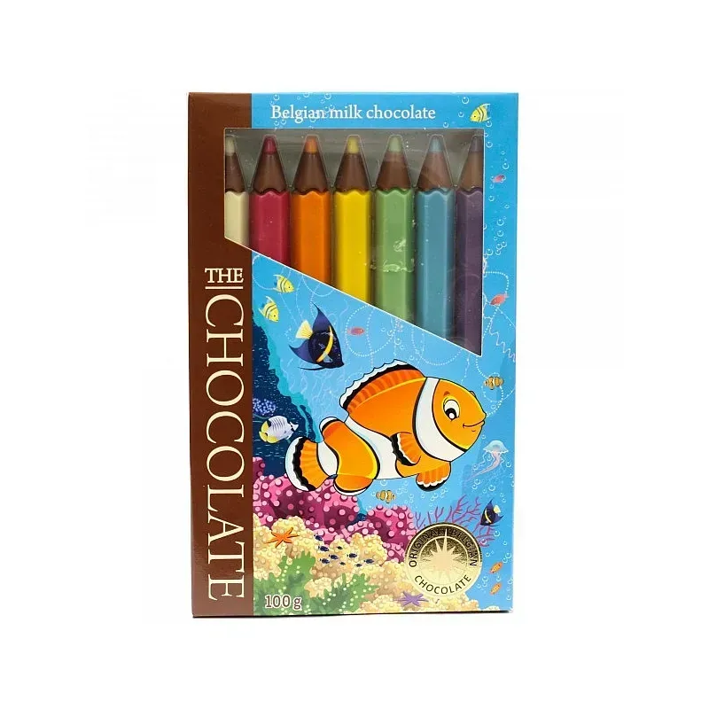 Шоколадні олівці Belgian Milk Chocolate 100 г