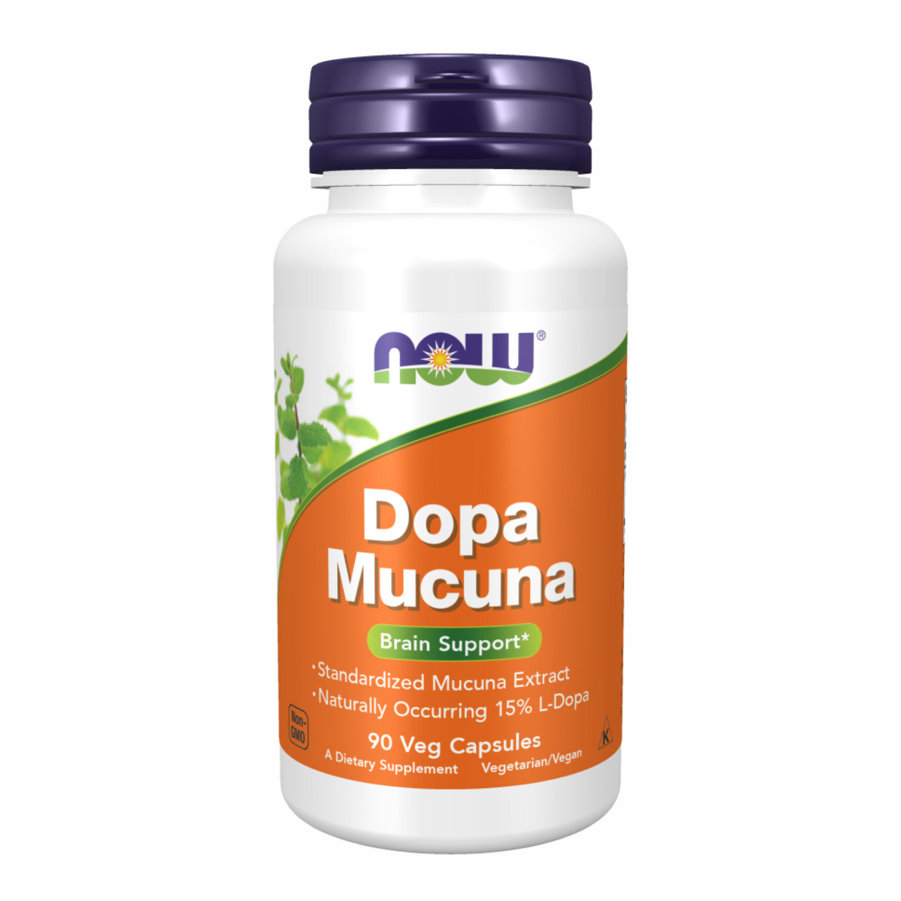 Мукуна Пекуча для покращення роботи мозку, Dopa Mucuna - 90vcaps