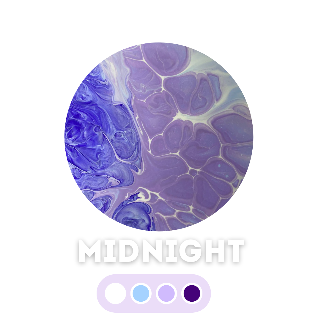 Набір для створення картини fluid art box палітра Midnight